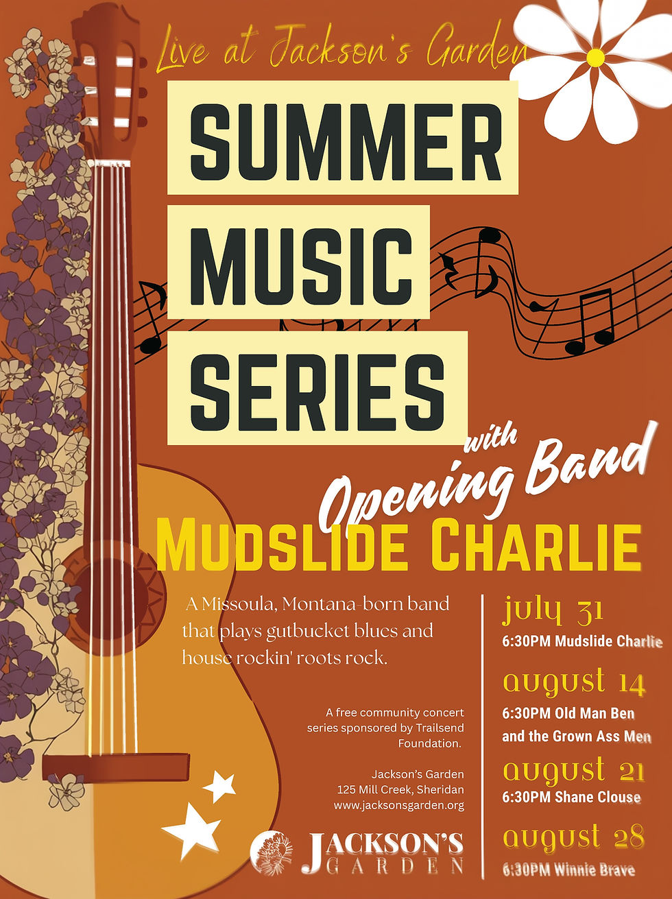 Jackson's Garden Summer Music Series