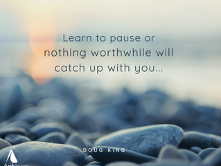 Learn to pause...