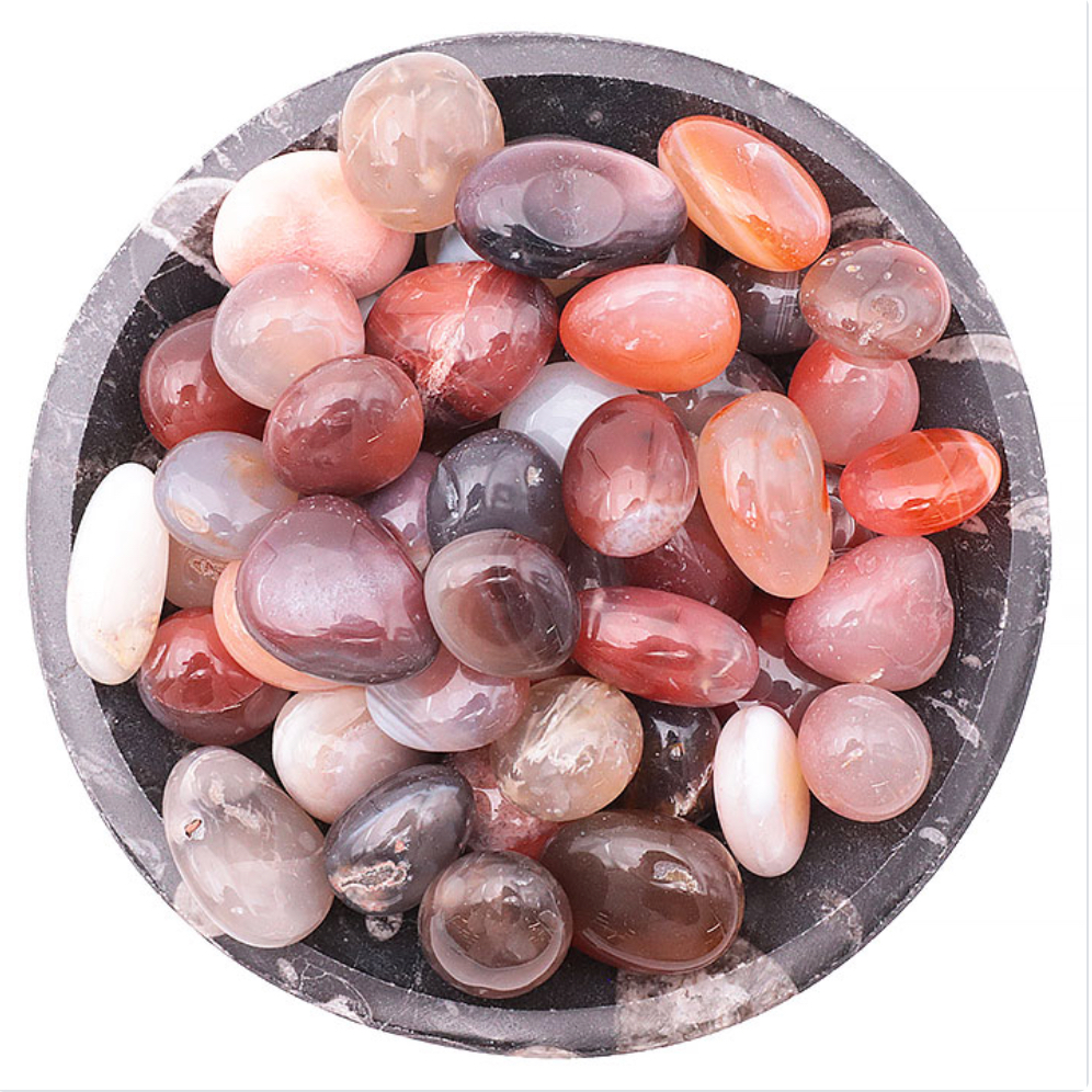Pierre roulée - Agate du Botswana