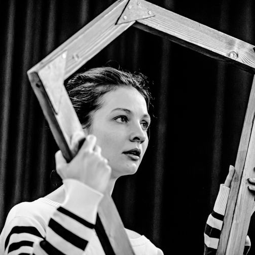 Mădălina Borș - repetiții spectacol de teatru "Dansând la Lughnasa"