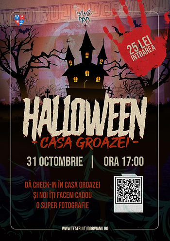 Halloween Casa Groazei: 31 octombrie, ora 17:00