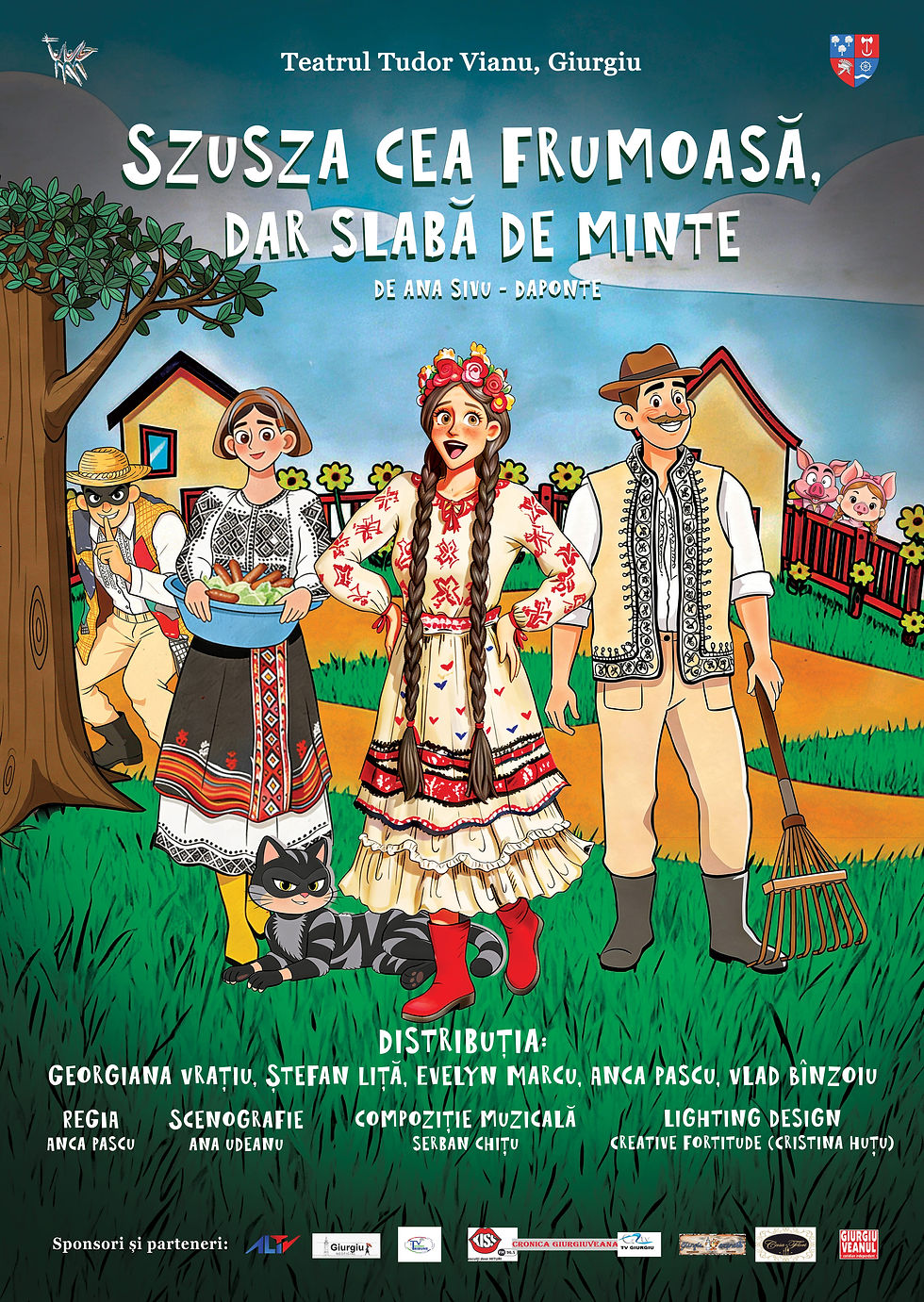 Szusza cea frumoasă, dar slabă de minte