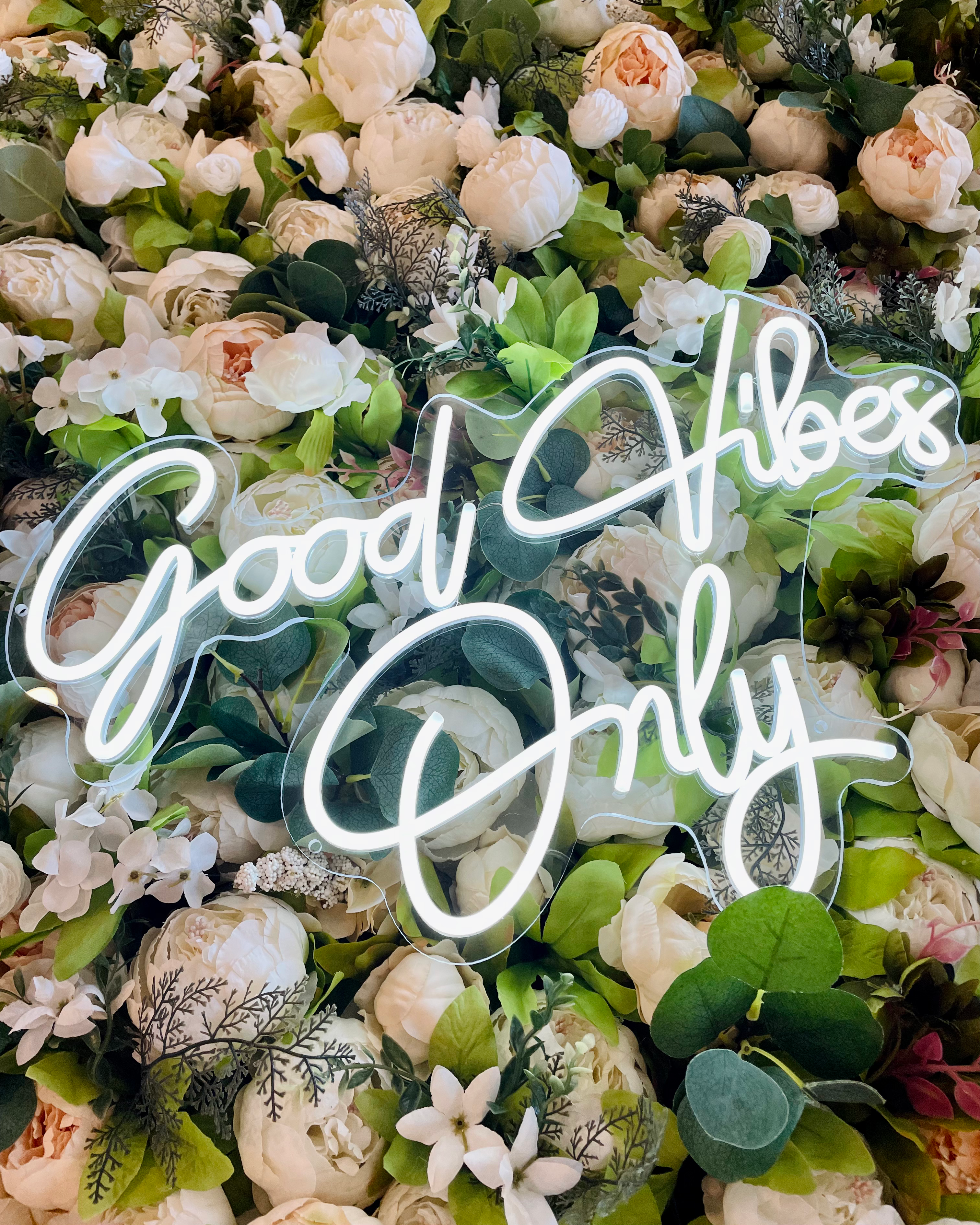 Good Vibes Only Neon Sign