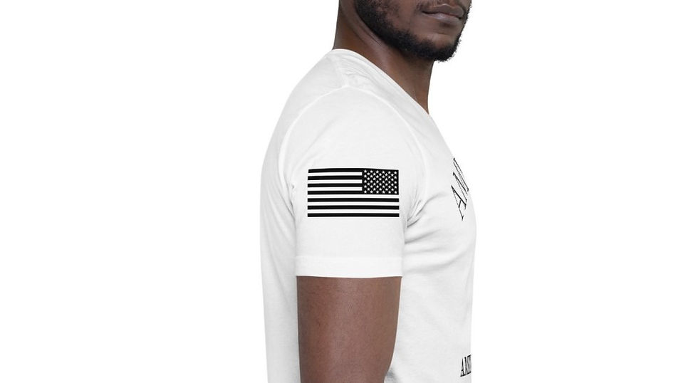 Thumbnail: America 1st T-shirt - Black (Unisex Fit)