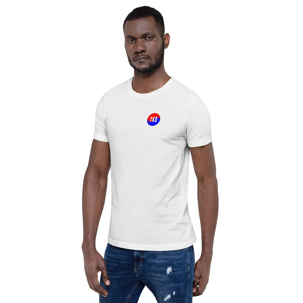 Thumbnail: TKD Tenents White T-shirt (Unisex Fit)