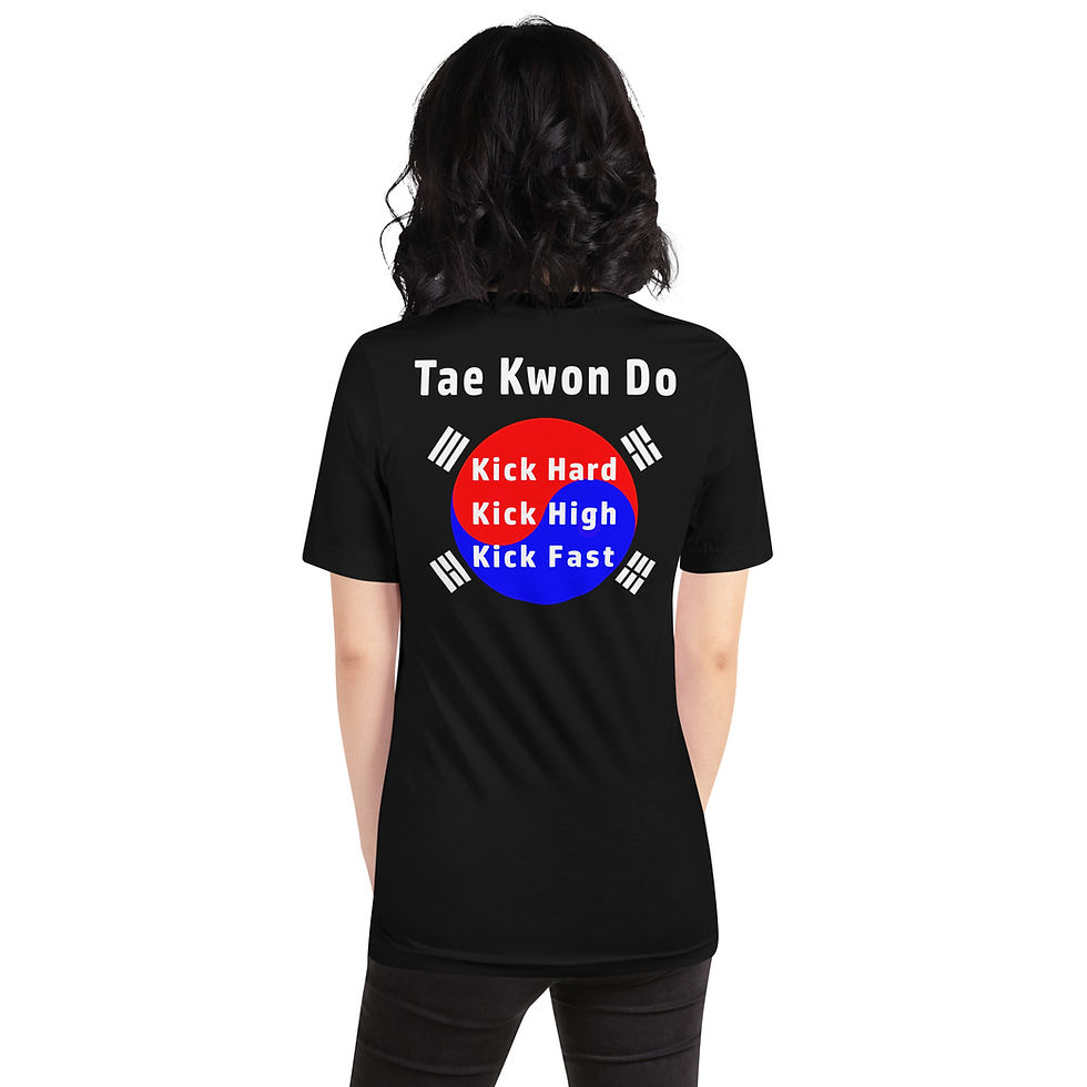 Thumbnail: TKD Mantra Black T-shirt (Unisex Fit)