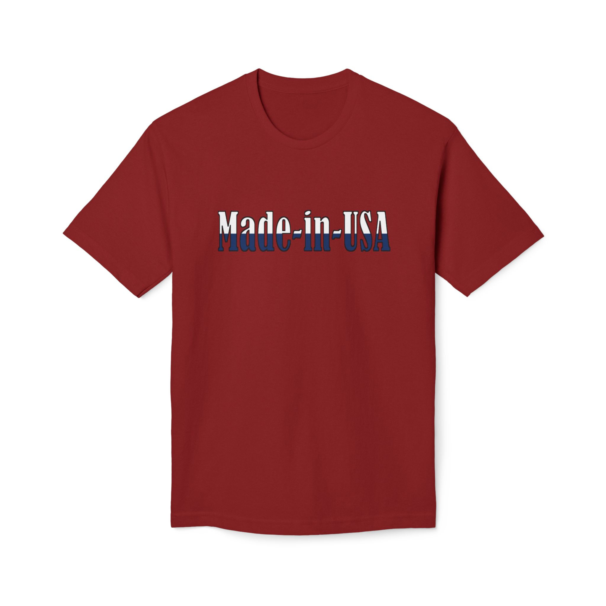 Made-in-USA Red T-Shirt (Unisex Fit)