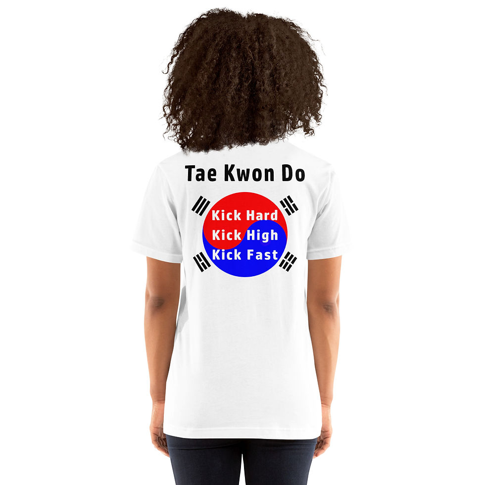 Thumbnail: TKD Mantra White T-shirt (Unisex Fit)