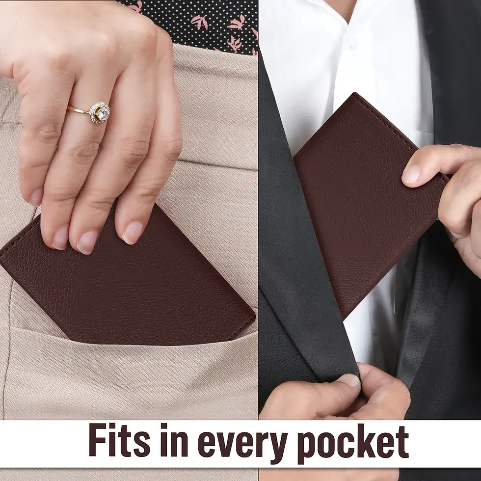 Thumbnail: Urban Pop RFID Protection Wallet Cardholder - Brown