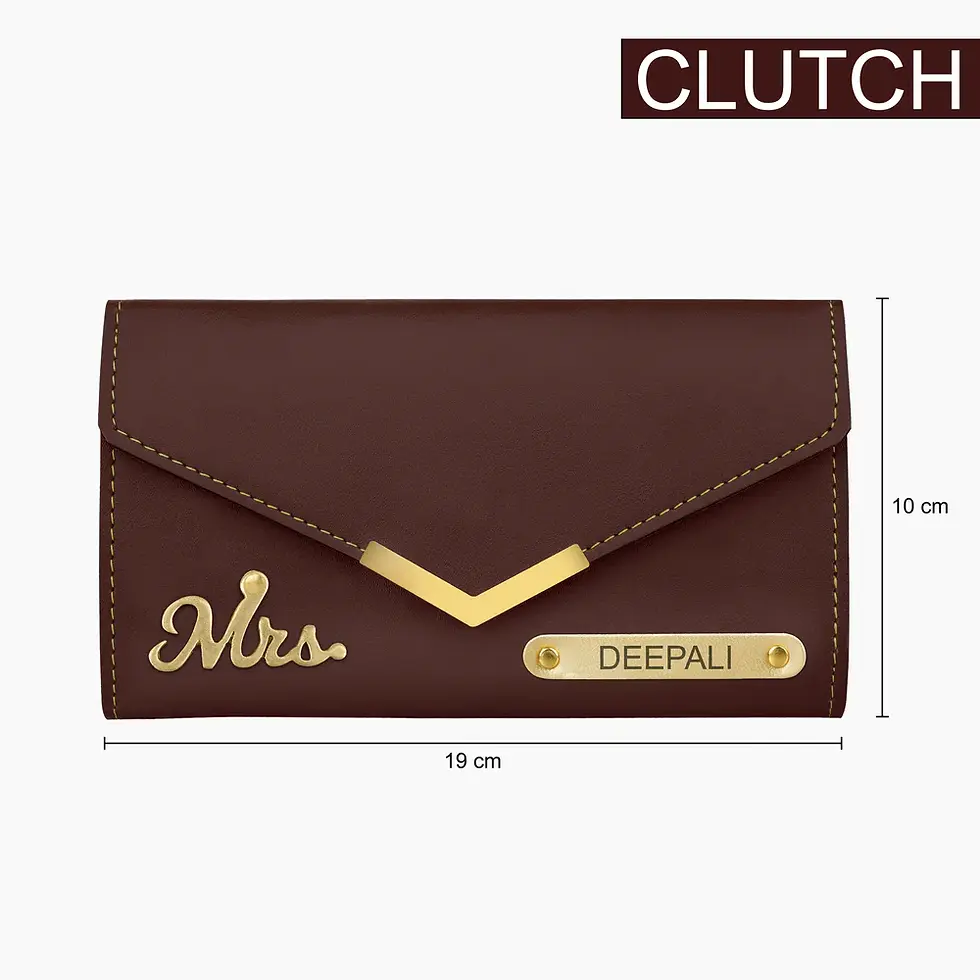 Thumbnail: Premium Quality Clutch With Name & Charm