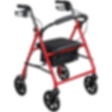 Drive Medical Rollator with 6" wheelcs