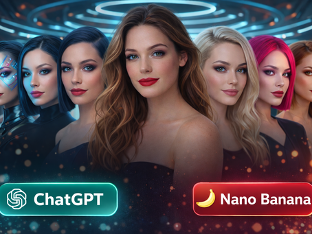 Como Criar Fotos com ChatGPT e Nano Banana: 25 Prompts para Ensaios, Moda e Make-Up