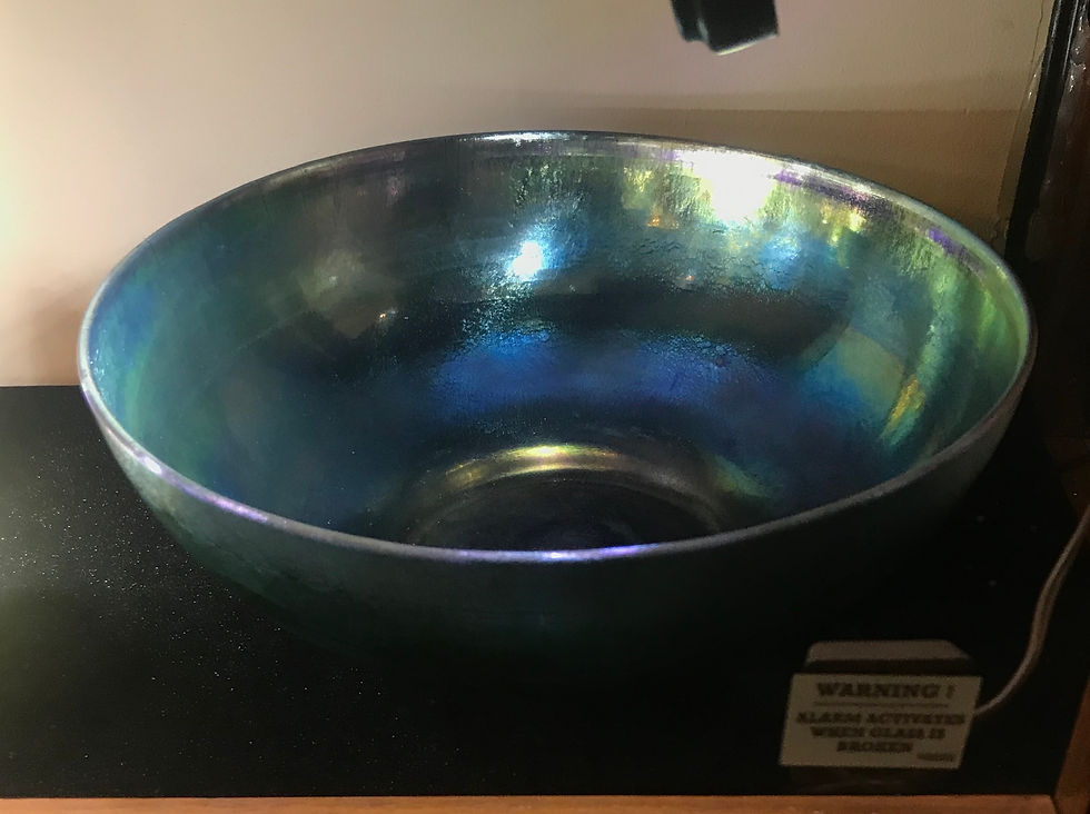 Favrile Blue Bowl