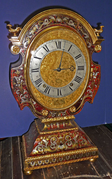 Tête-De-Poupée Mantel Clock by Andre-Charles Boulle