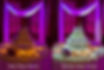 Wedding Cake Lighting  by a DJ inAnderson South Carolina