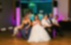 Bride and Groom having fun at a wedding in Anderson South Carolina