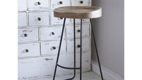 Let this charming raw styled bar stool make rousing statements to your home!