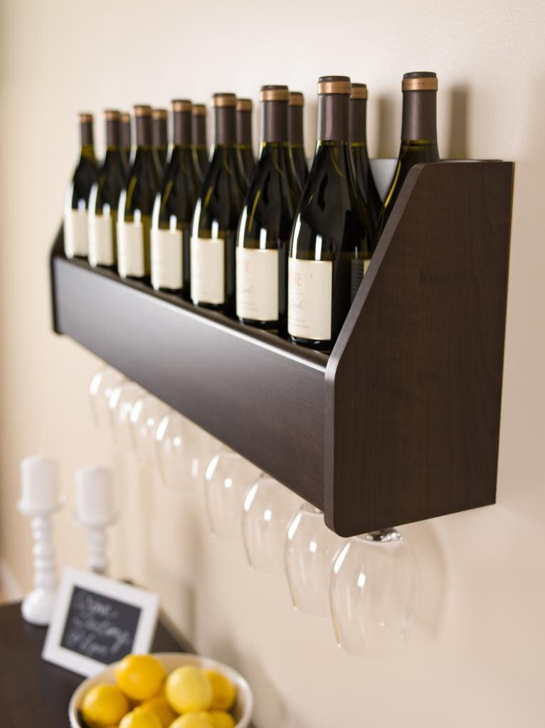 Floating Wine Rack