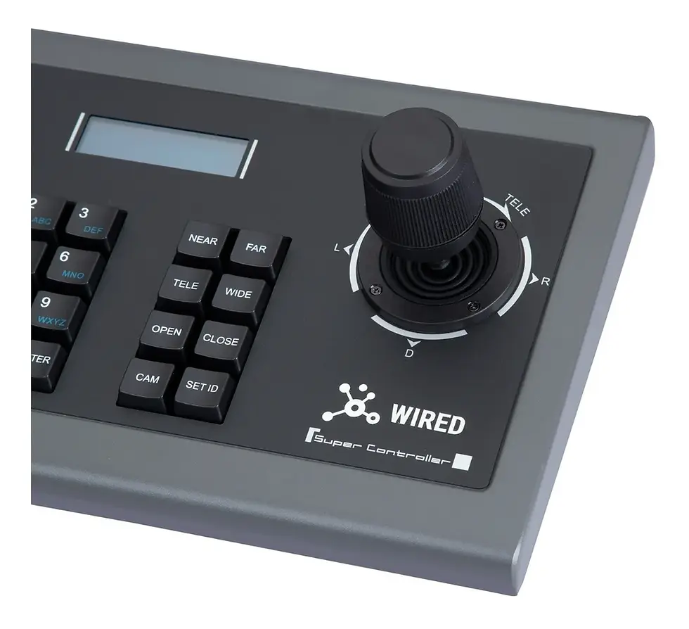 Miniatura: Controladora Para Câmera PTZ Wired Wt-1208 Rs485 Rs422 Rs232