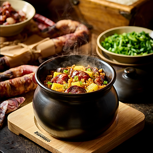 Claypot Potato Meat Rice