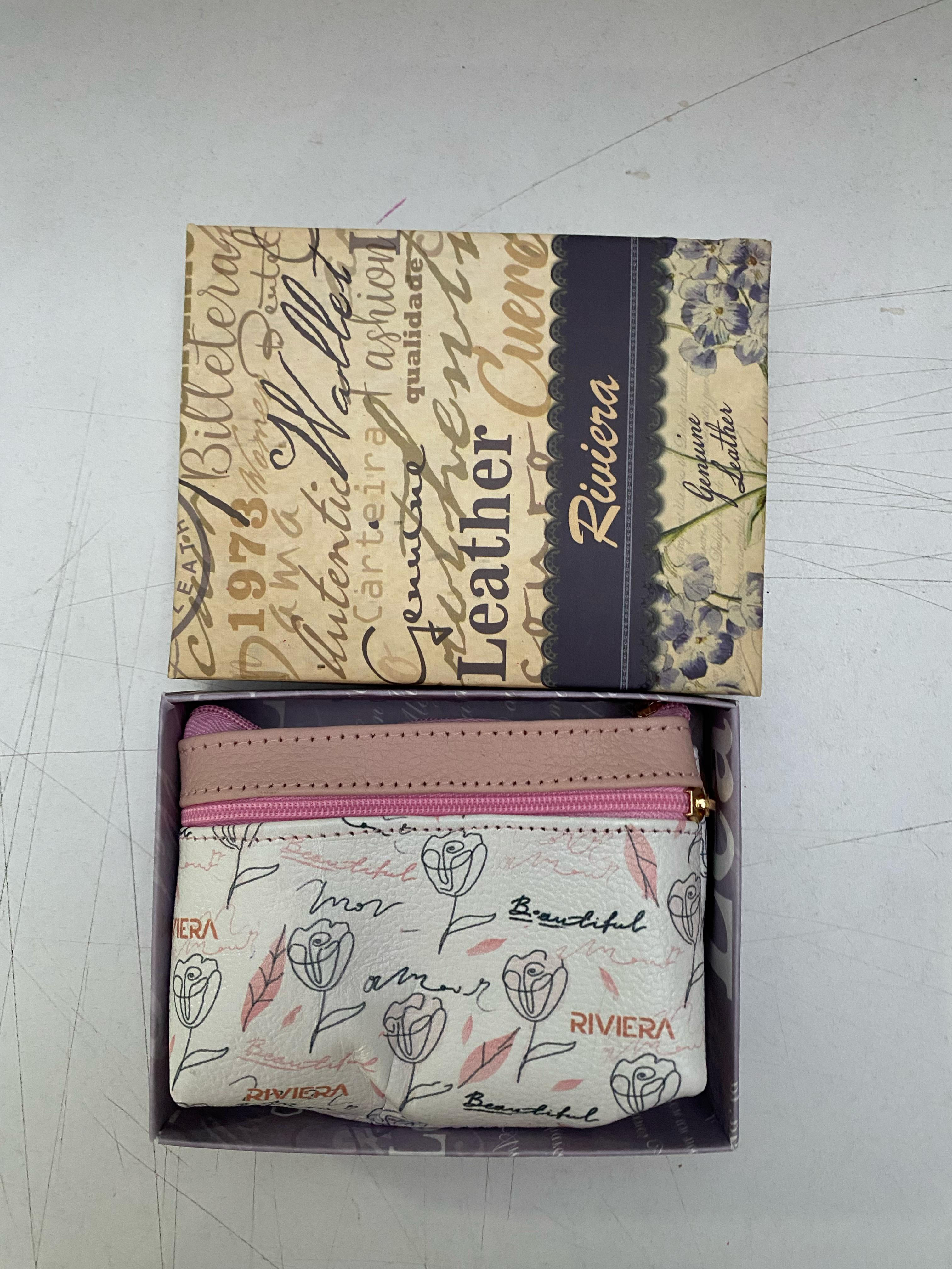 RIVIERA MONEDERO M-125 FLOR NUDE