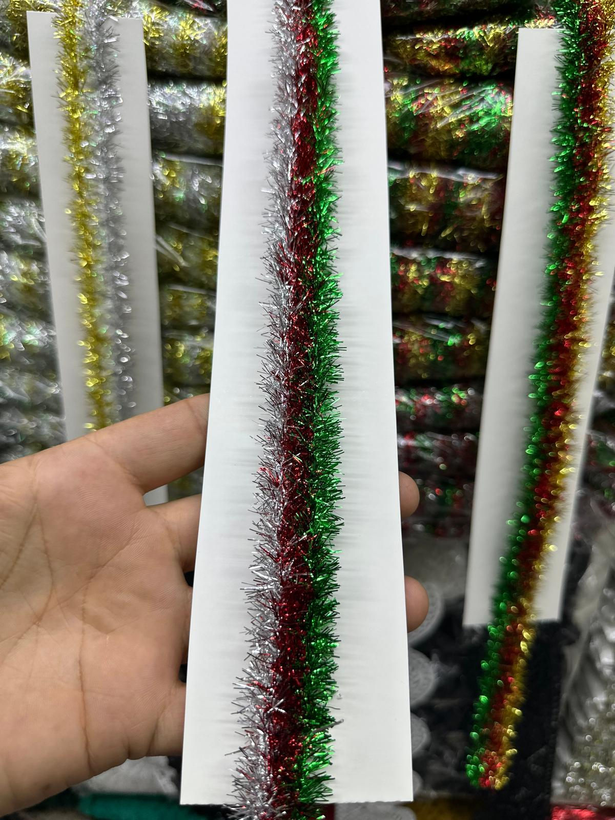 2 CM GÜMÜŞKIRMIZIYEŞİL SİM ŞERİT -3 METRE