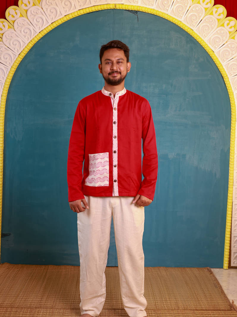Shidoor Khela Men's Shacket - Image 2