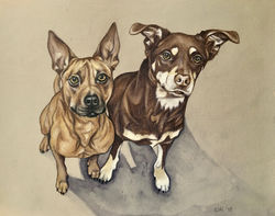 Juno and Wally Drawing