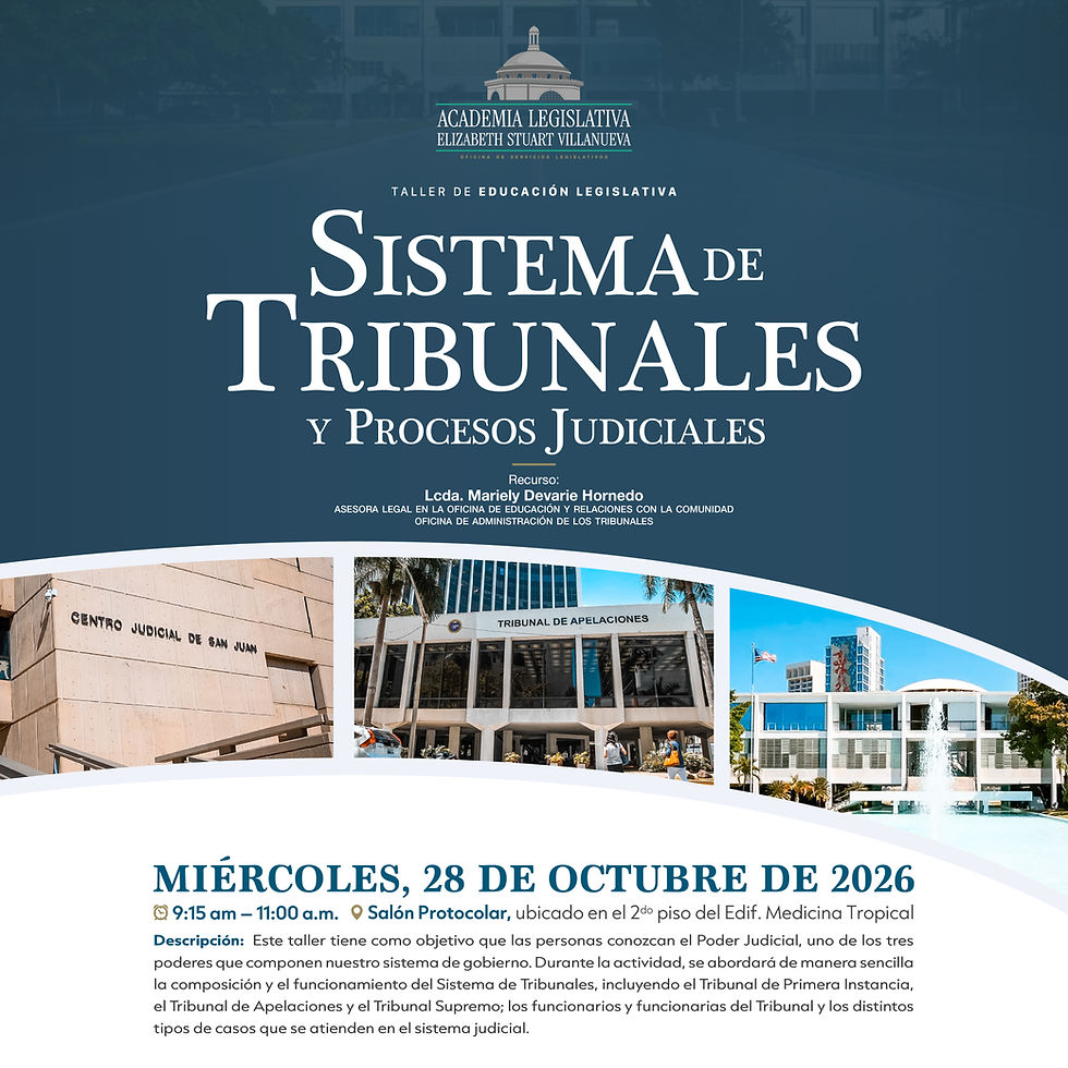 Sistema de Tribunales y Procesos Judiciales