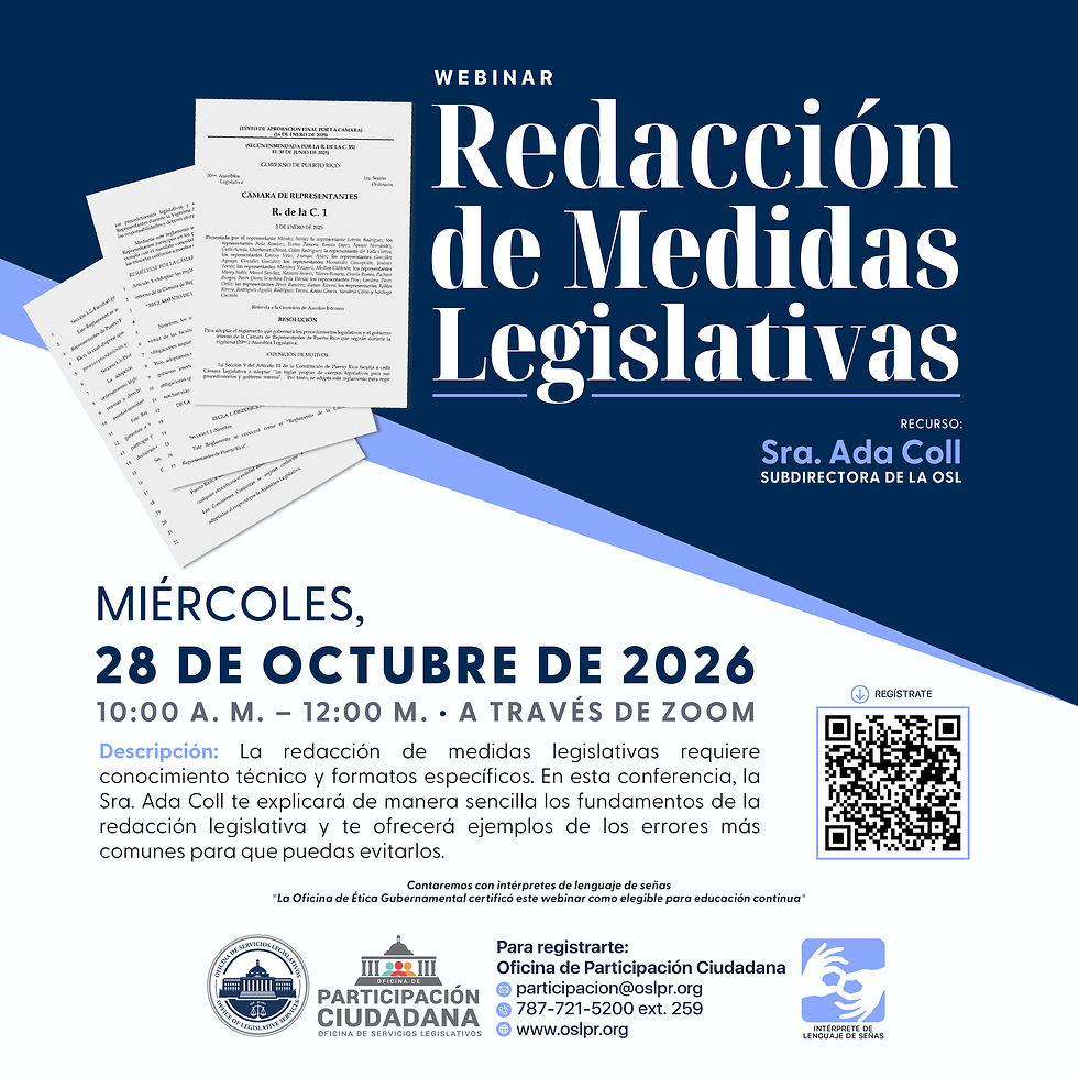 Redacción de medidas legislativas