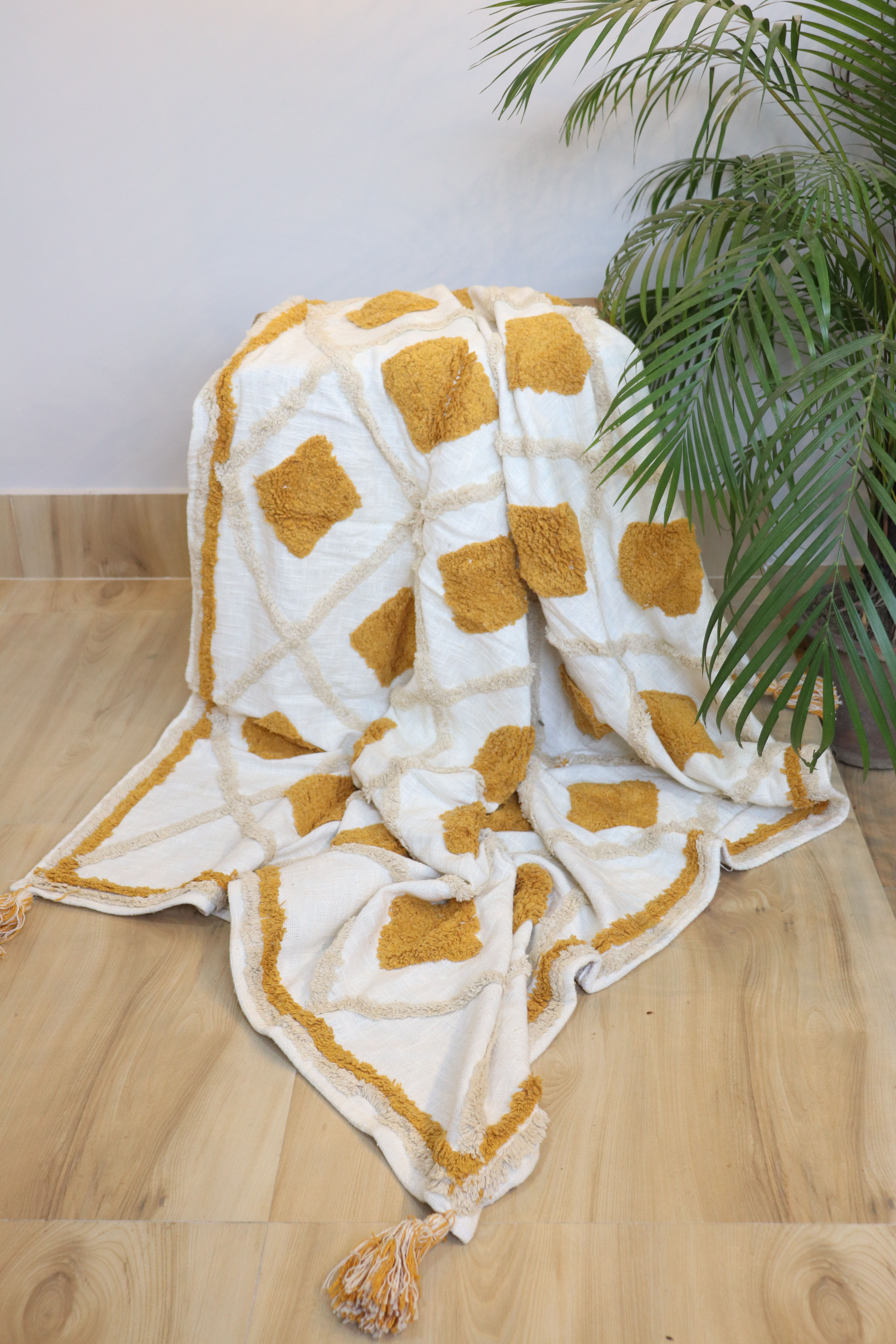 Sofa Throw - Mustard