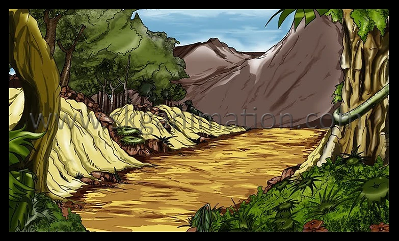 animated forest background