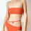 Thumbnail: 'Jae' Bandeau two piece in Burnt orange (CREX220)