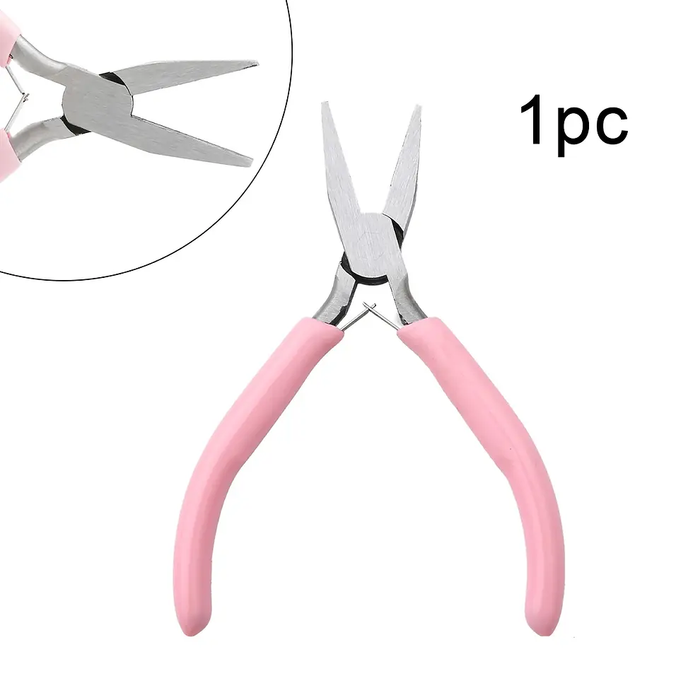 Miniatura: 1/5/10pcs Pink Color Handle Anti-Slip Splicing and Fixing Jewelry Pliers Tools &