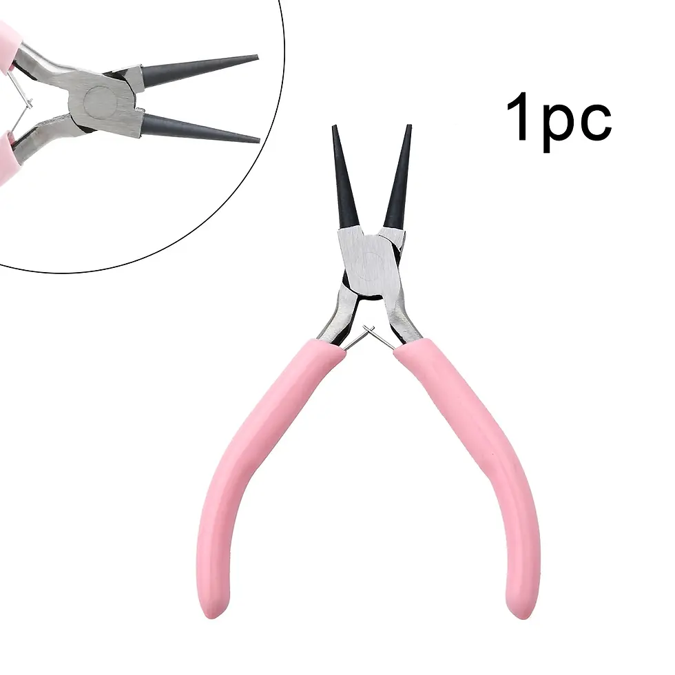 Miniatura: 1/5/10pcs Pink Color Handle Anti-Slip Splicing and Fixing Jewelry Pliers Tools &