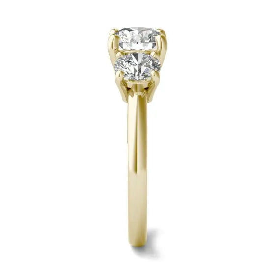 Miniature : Three Stone Engagement Ring