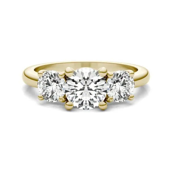 Miniature : Three Stone Engagement Ring