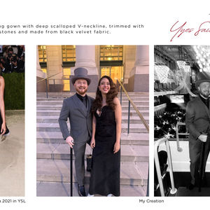 YSL Inspired Little Black Dress