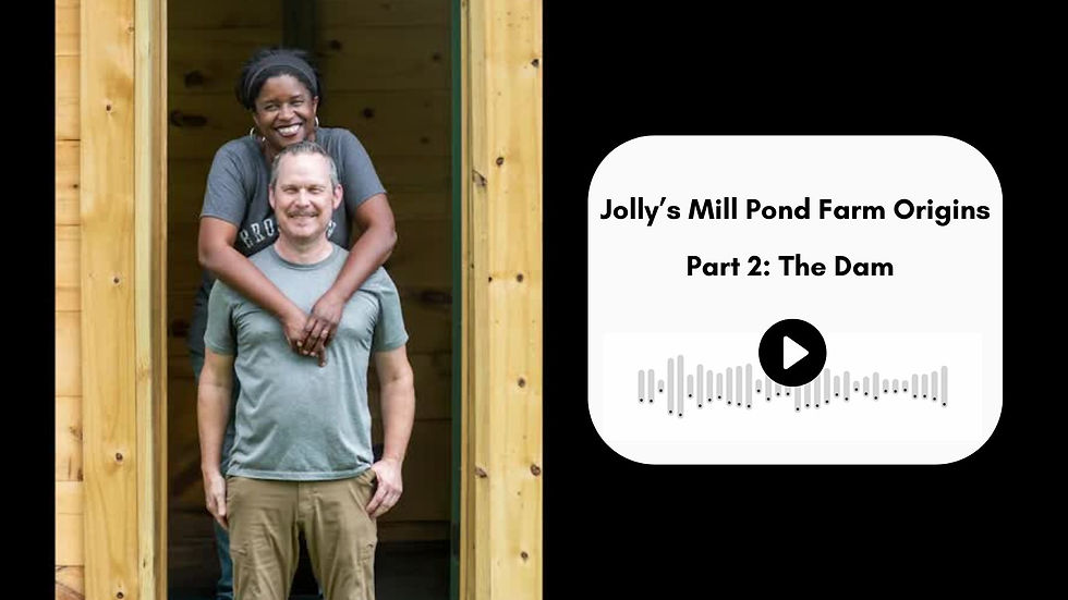 A photo of Bill and Angi Kane, the owners of Jolly's Mill Pond Farm in Williamsburg, Virginia.