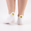 Miniature : Tite chaussette blanc, coeur doré