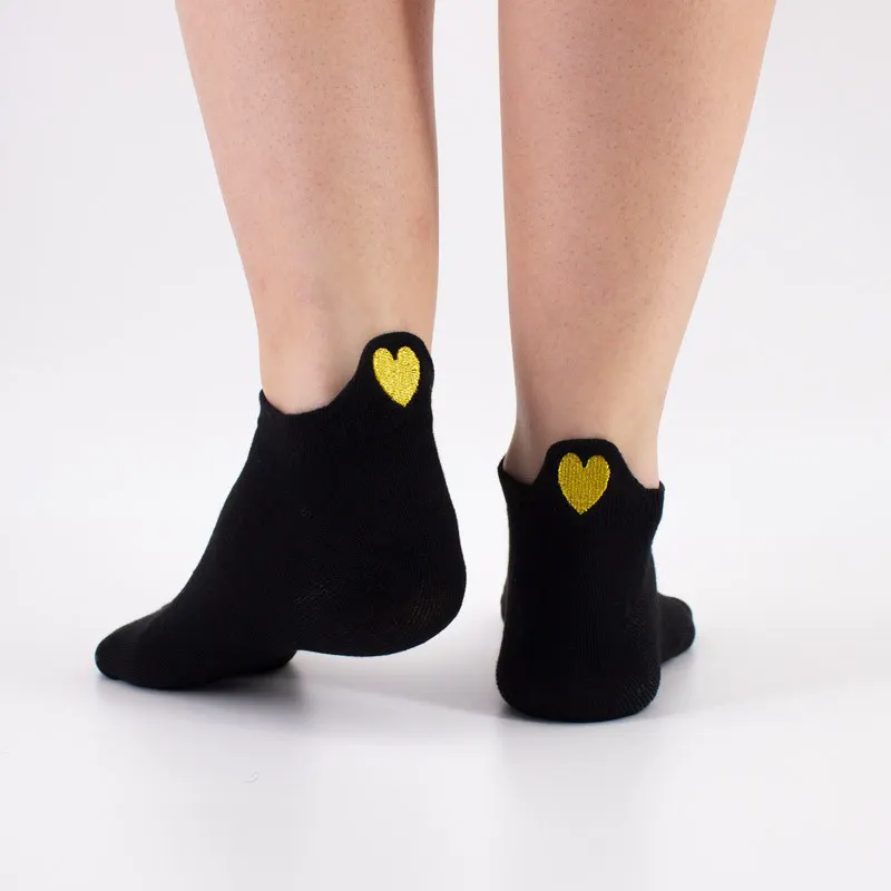 Miniature : Tite chaussette noire, coeur doré