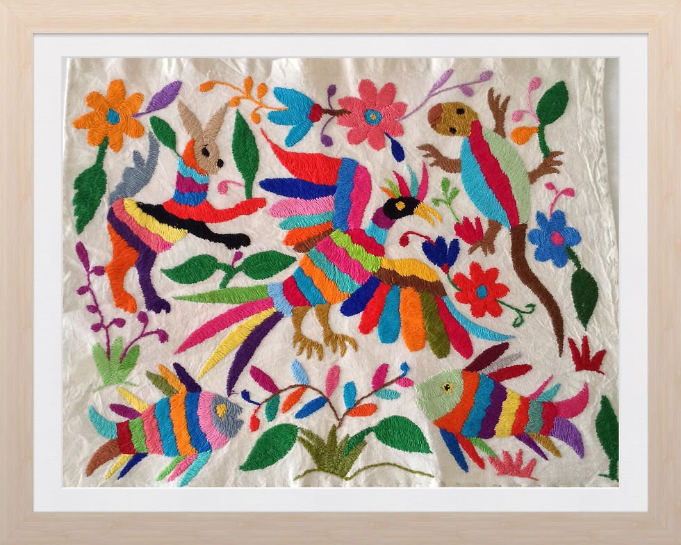 Thumbnail: Cuadro De Bordado En Manta