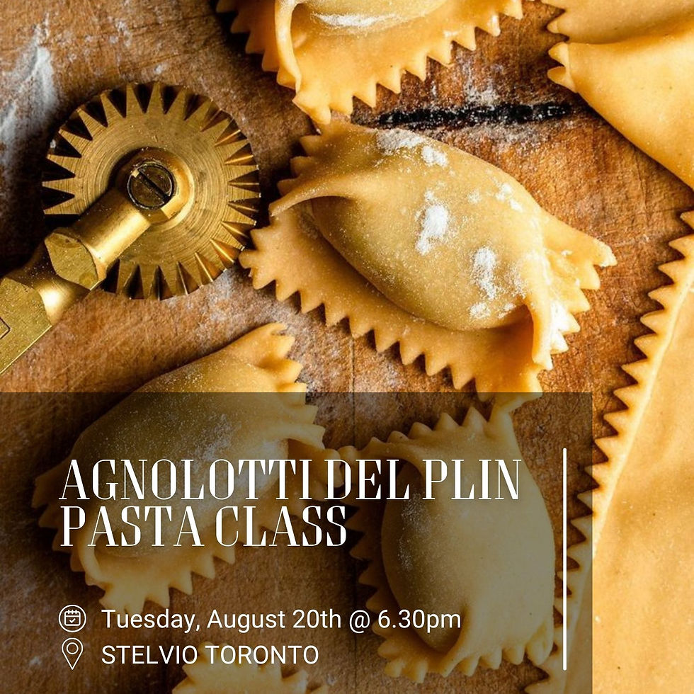 Agnolotti Del Plin Pasta Class