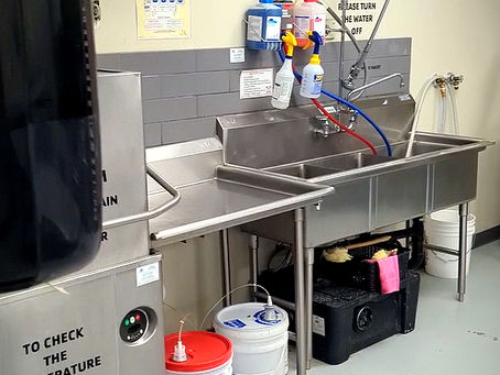 BC food safety standards in action at Zest commercial kitchen.