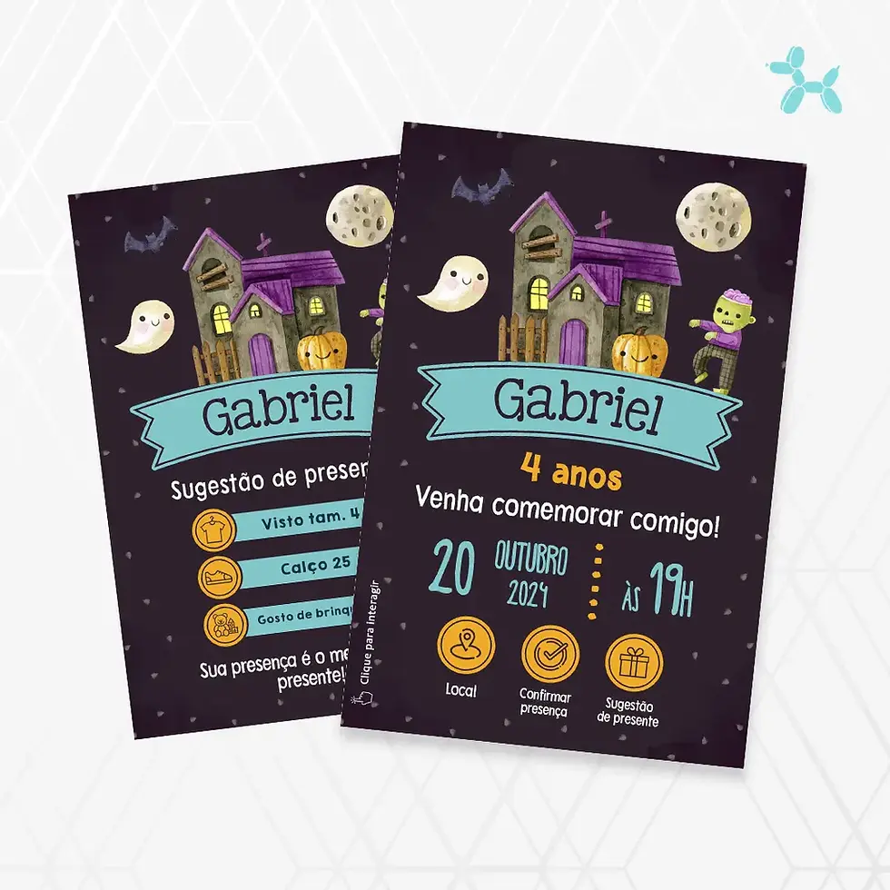 Miniatura: Convite Interativo Halloween