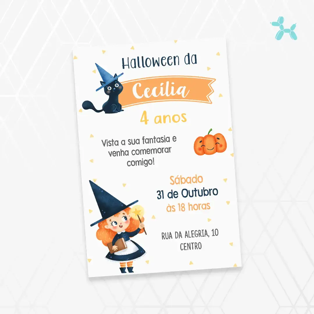 Convite Digital Halloween