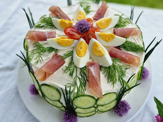 Smörgåstårta, Swedish Sandwich Cake