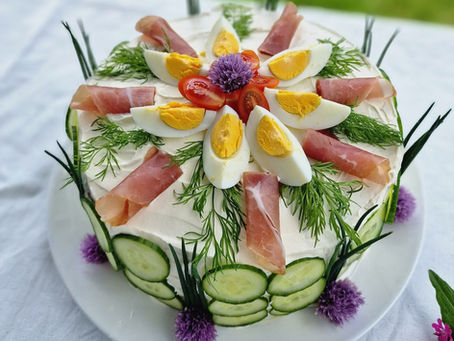 Smörgåstårta, Swedish Sandwich Cake