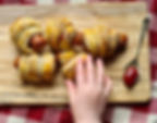 Danske pølsehorn, Danish sausage roll