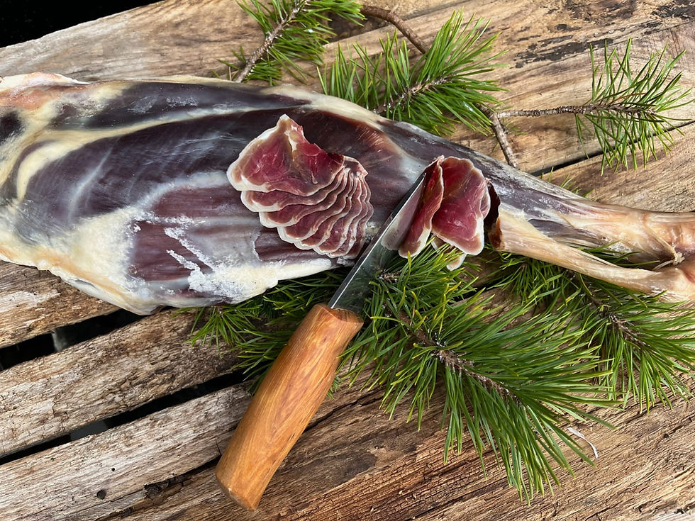 Fenalår is a favourite amongst Norwegians. It's lamb that has been dried and preserved and is most often served in the summer.
